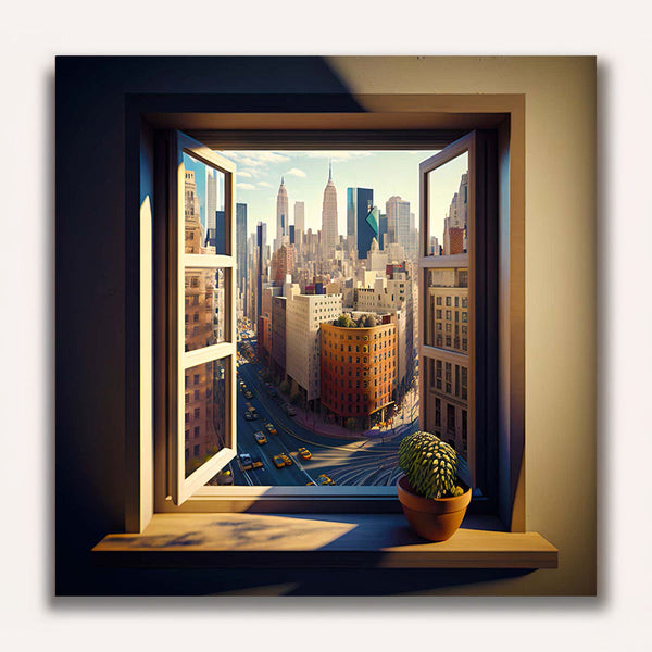 Paint by Numbers - Window to the city
