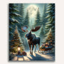 Paint by Numbers - Winter moose