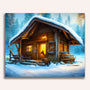 Paint by Numbers - Winter cottage
