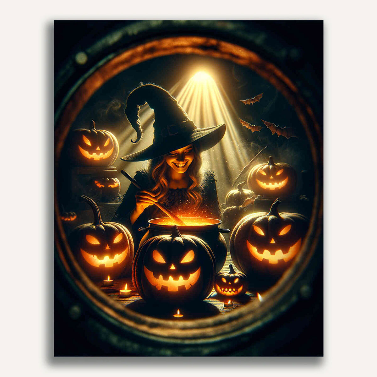Paint by Numbers - Witch Cooks