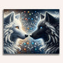 Paint by Numbers - Wolfe White and Black
