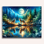Paint by Numbers - Wolves, parent and child