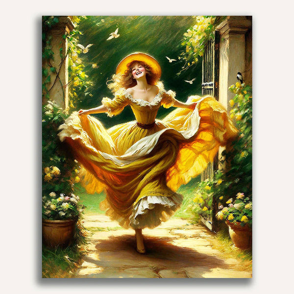 Paint by Numbers - Woman at Goal