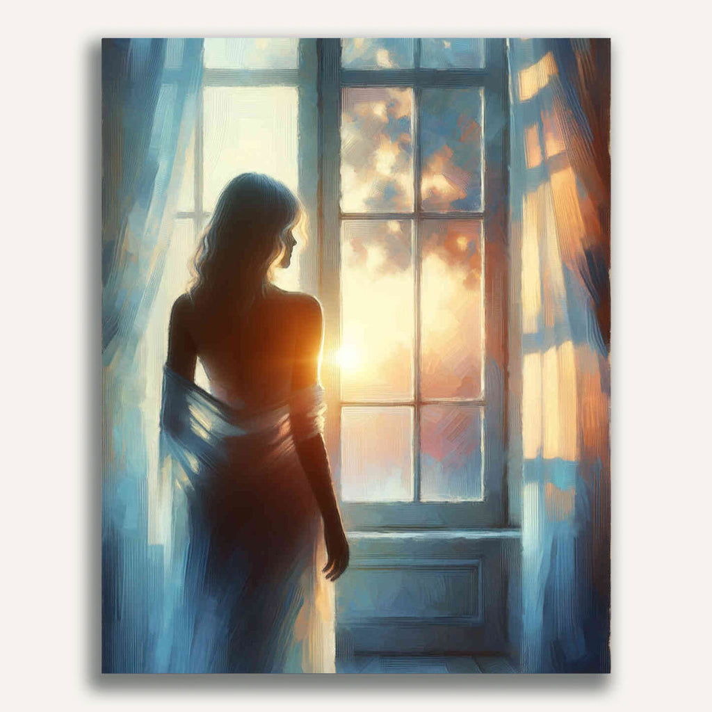 Paint by Numbers - Woman at the window