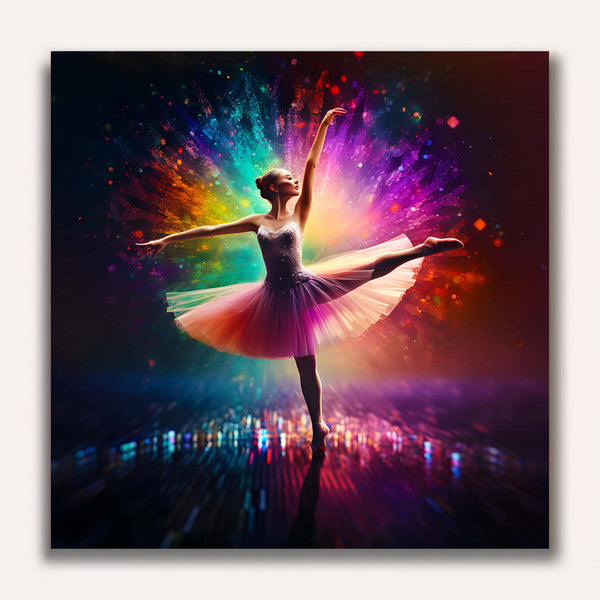 Paint by Numbers - Woman dancing at night