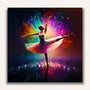 Paint by Numbers - Woman dancing at night