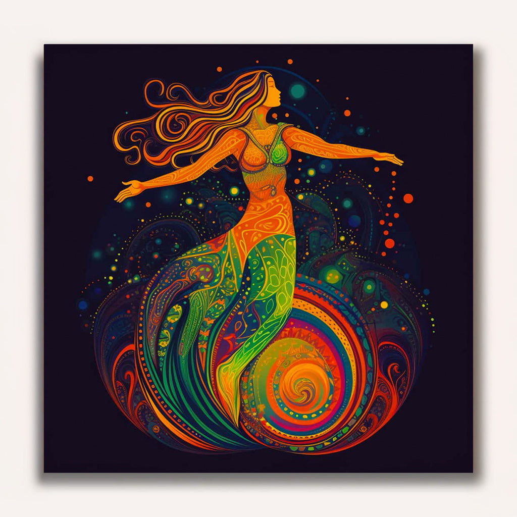 Paint by Numbers - Woman Neon Dances