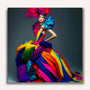 Paint by Numbers - Woman with big dress