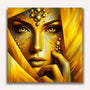Paint by Numbers - Woman with cloth, yellow