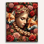 Paint by Numbers - Woman with Fox Pigtail