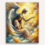 Paint by Numbers - Woman with Guardian Angel