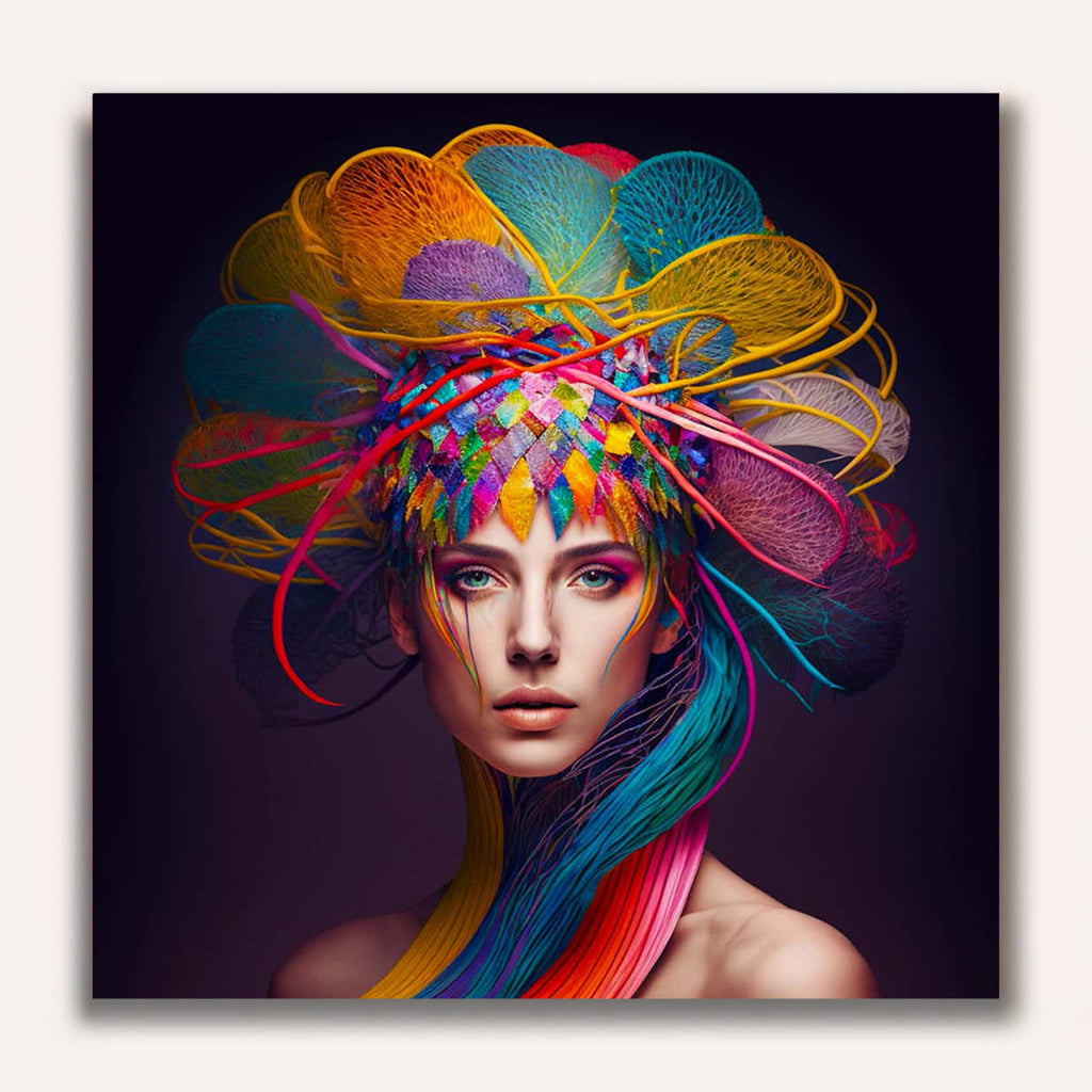 Paint by Numbers - Woman with headdress