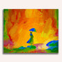 Paint by Numbers - Woman with parasol, Abstract