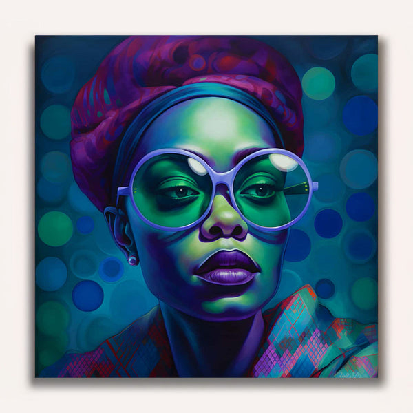 Paint by Numbers - Woman with purple lips
