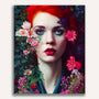 Paint by Numbers - Woman with red hair and flowers