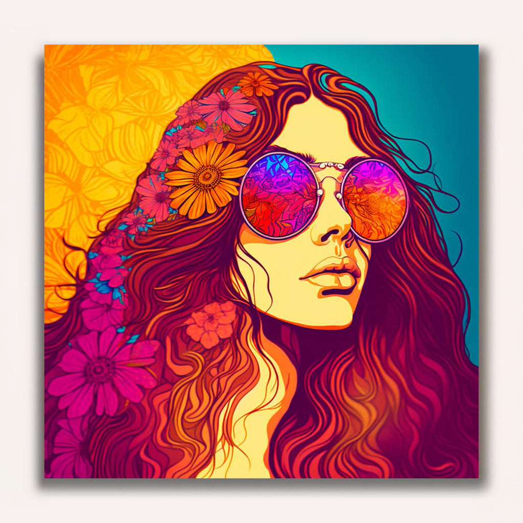 Paint by Numbers - Woman with sunglasses