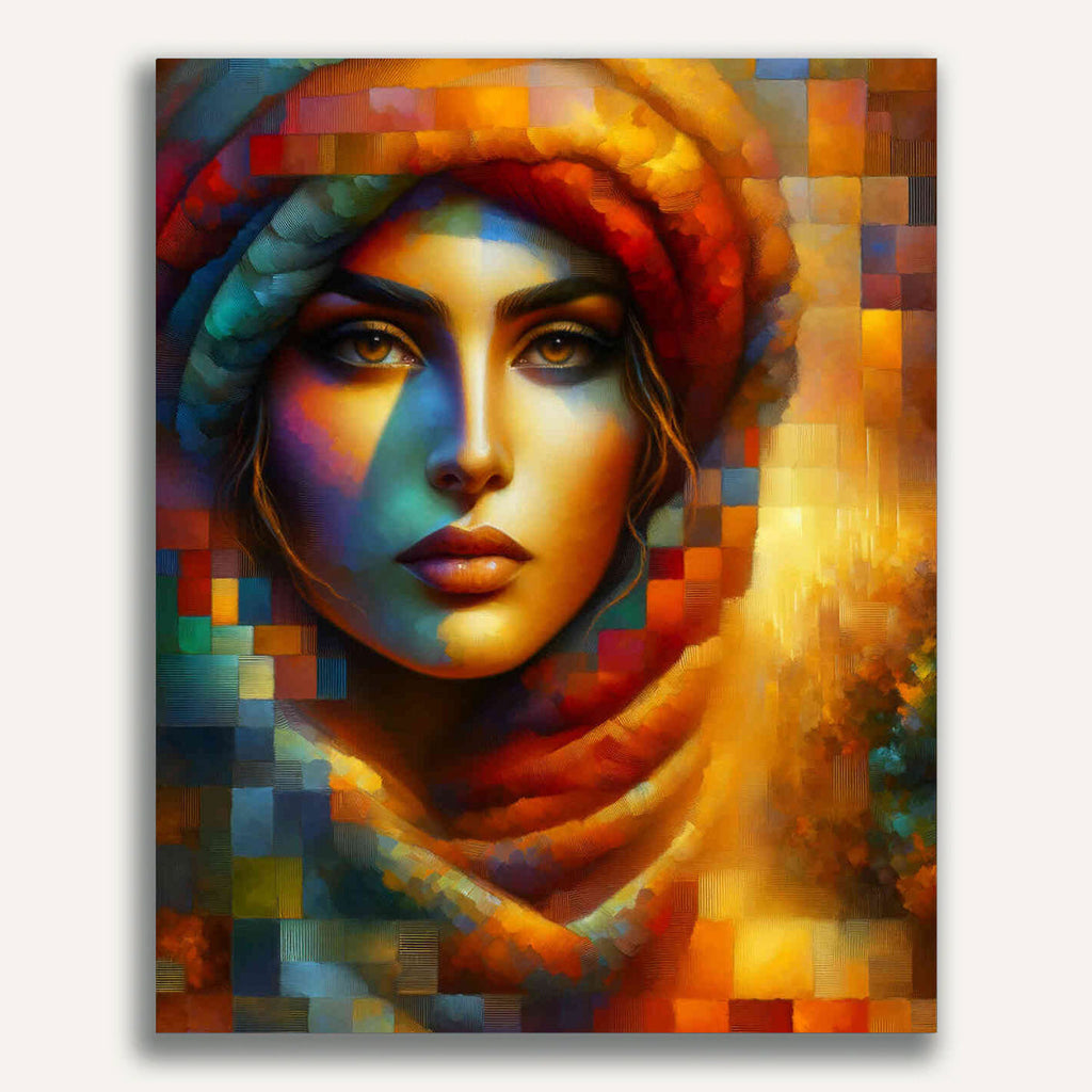 Paint by Numbers - Woman with Turban