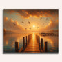 Paint by Numbers - Wooden walkway, evening atmosphere
