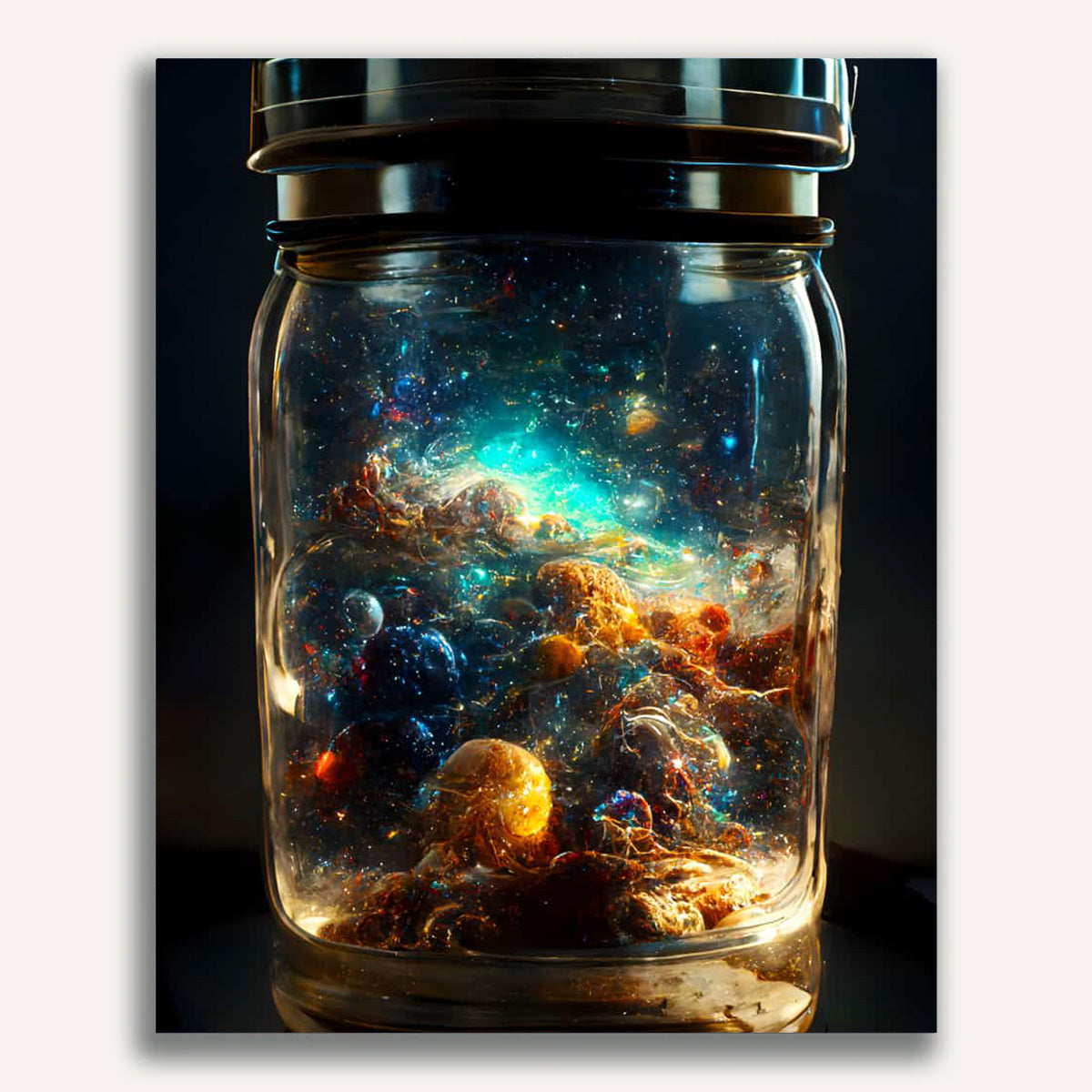 Paint by Numbers - Universe in glass