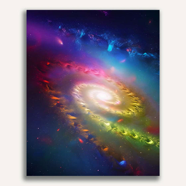 Paint by Numbers - Space spinning top
