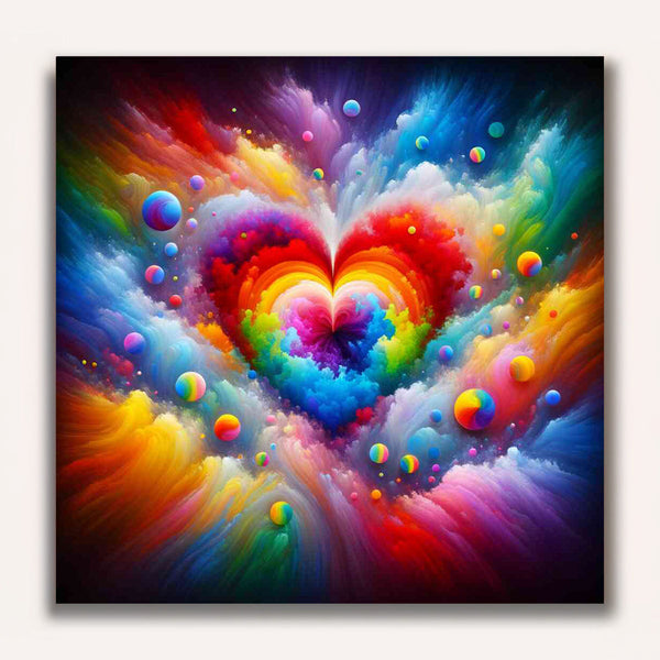 Paint by Numbers - Abstract Love
