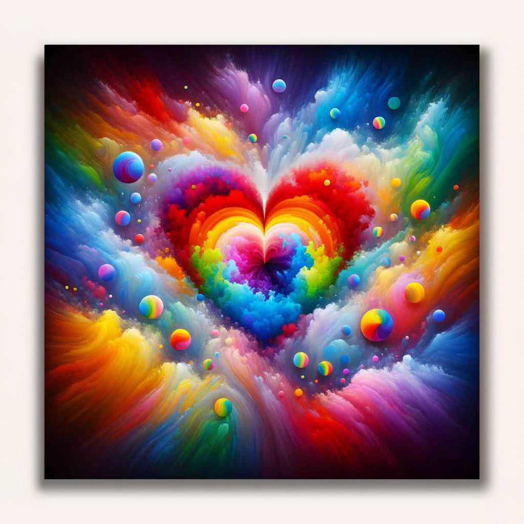 Paint by Numbers - Abstract Love