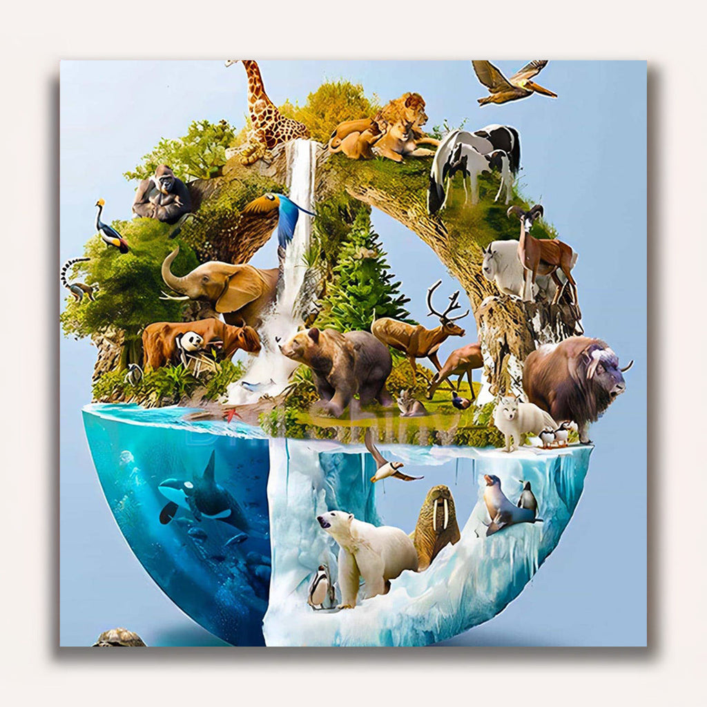 Paint by Numbers - World of animals