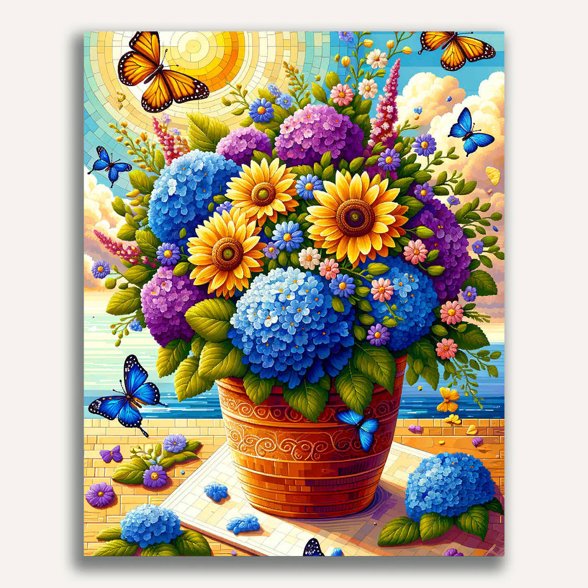 Paint by Numbers - Worldcome Flower Greeting