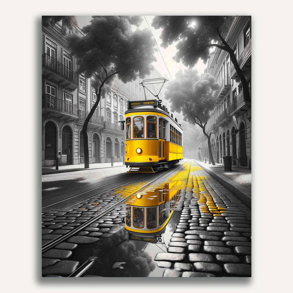 Paint by Numbers - Yellow Tram