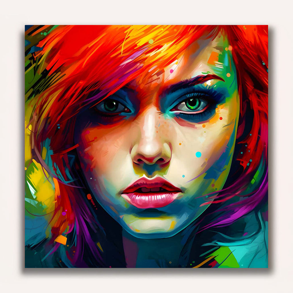 Paint by Numbers - Portrait color explosion