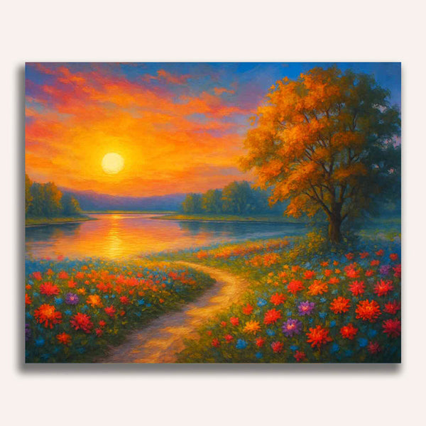 Paint by Numbers - Path to the Golden Light