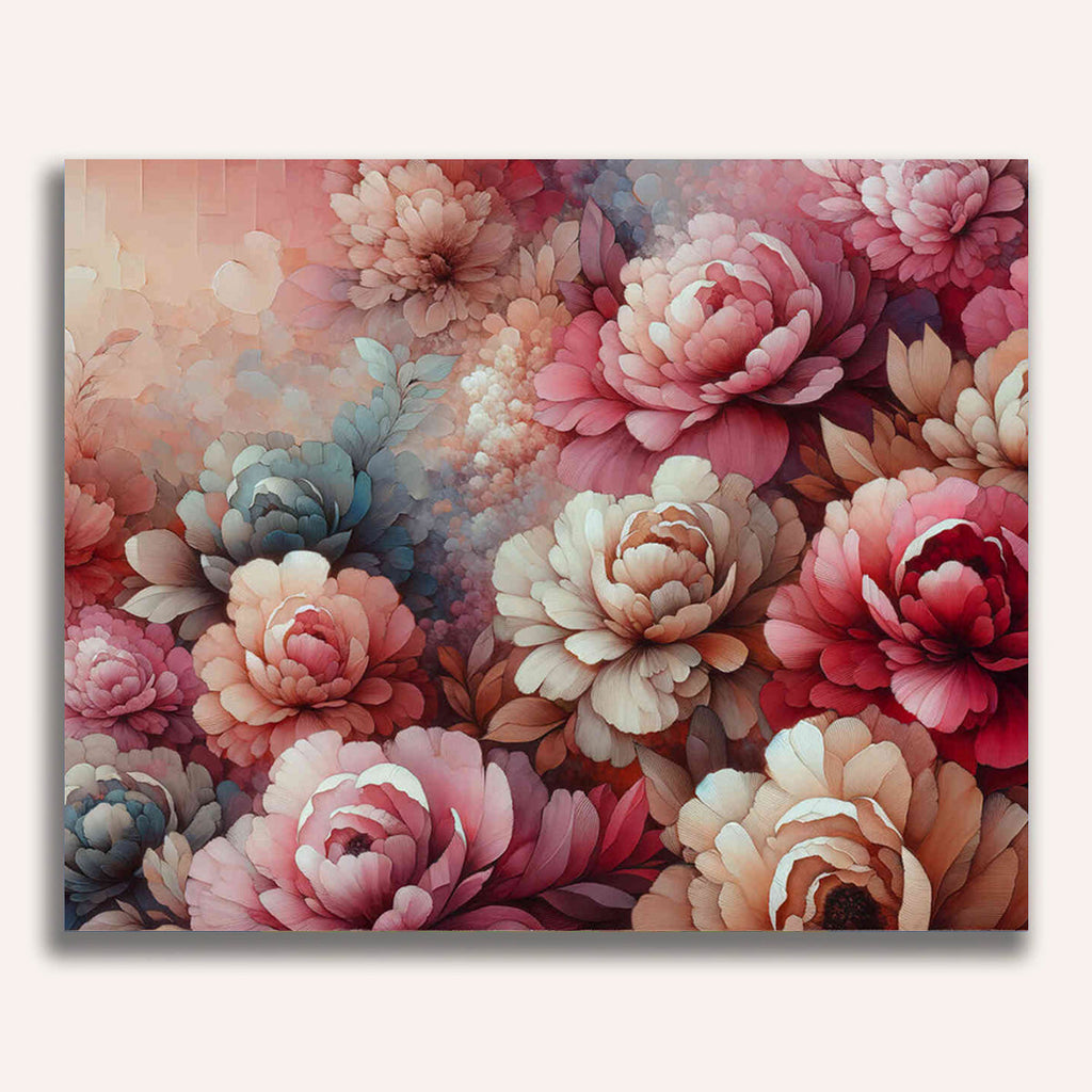 Peonies - Paint by Numbers