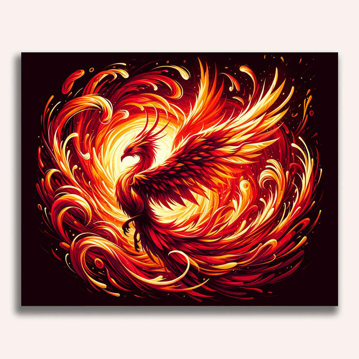 Phoenix, burning - Paint by Numbers