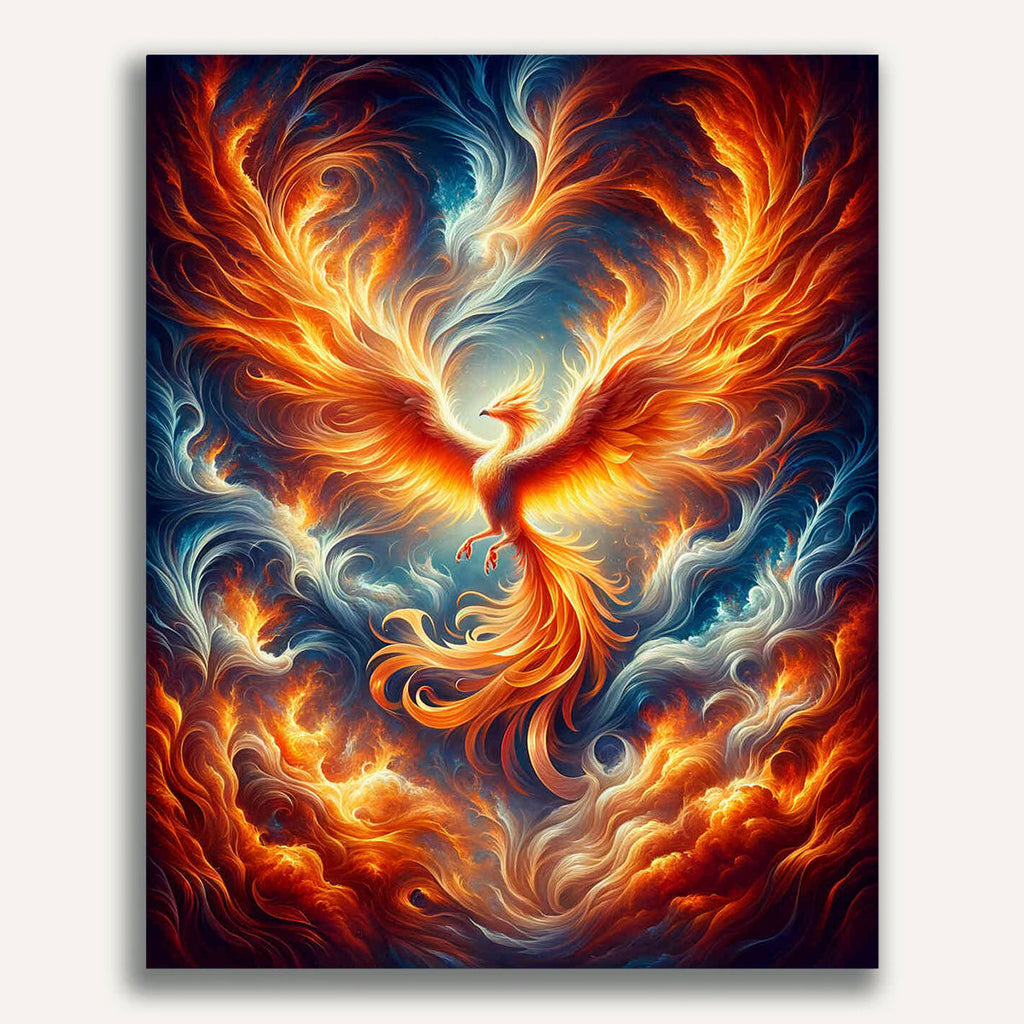 Phoenix, Fire - Paint by Numbers