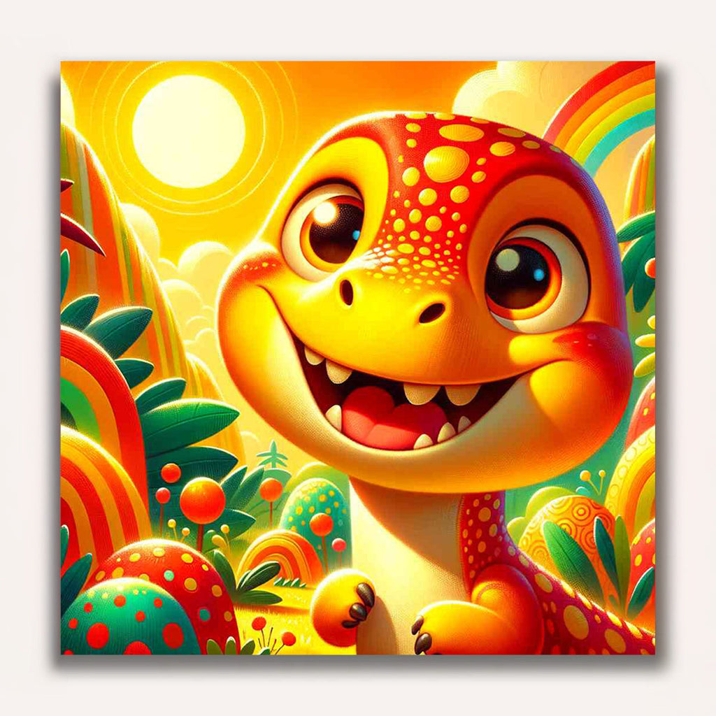 Rexi dinosaur - Paint by Numbers