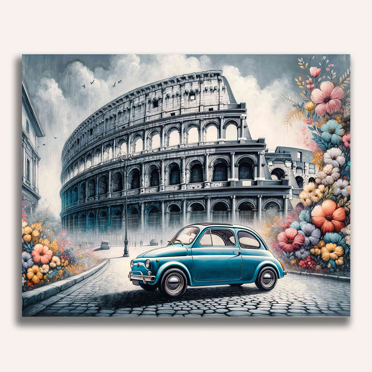 Rome, Colosseum - Paint by Numbers