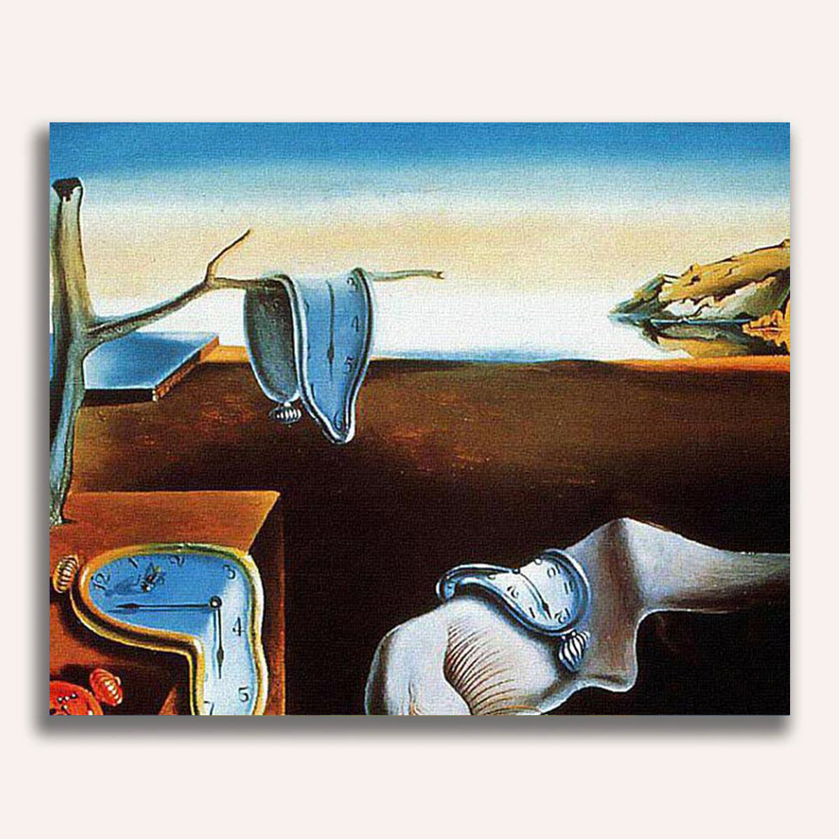 Salvador Dali, The Disruptive Time - Classics – DIY Paint by Numbers