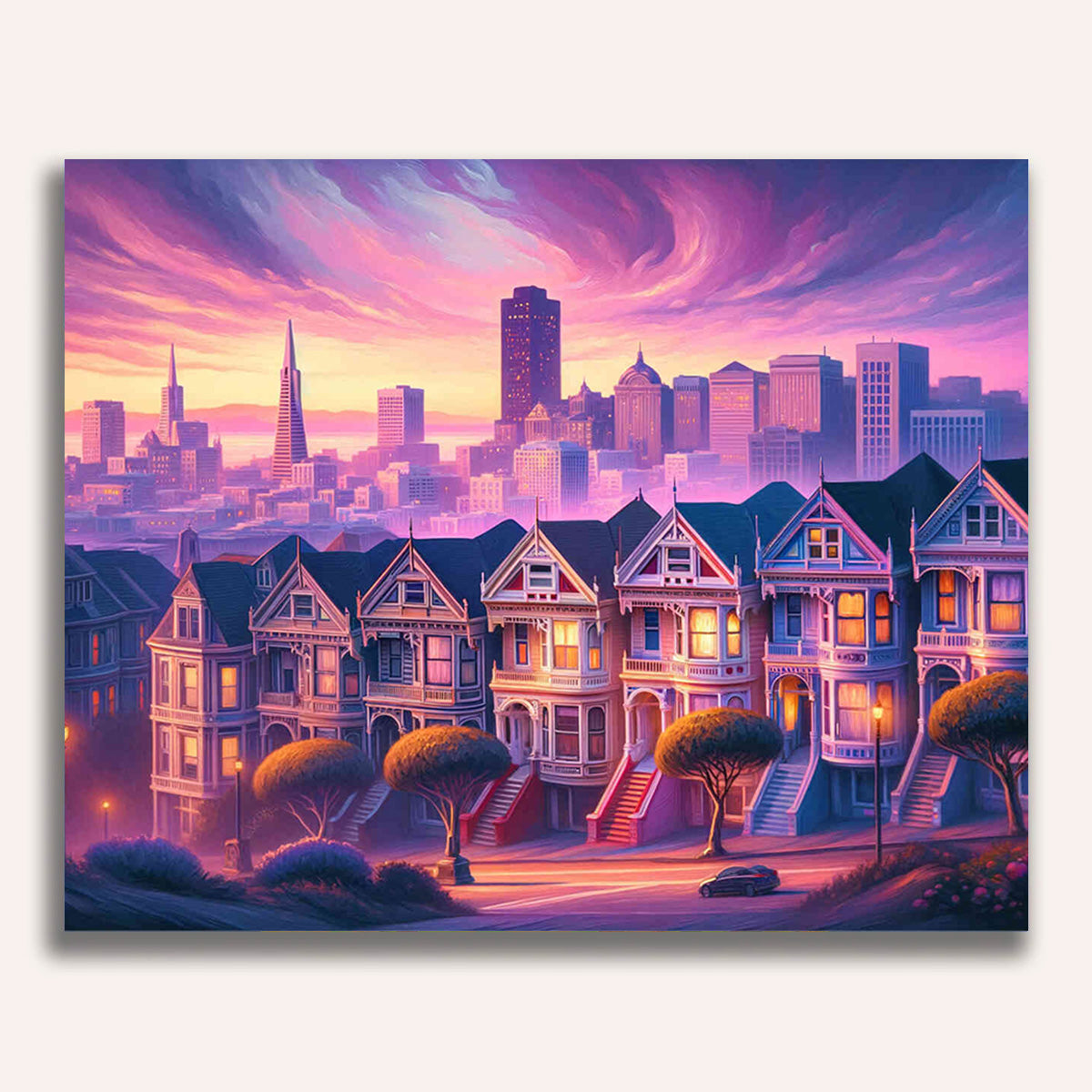 San Francisco, California - Paint by Numbers