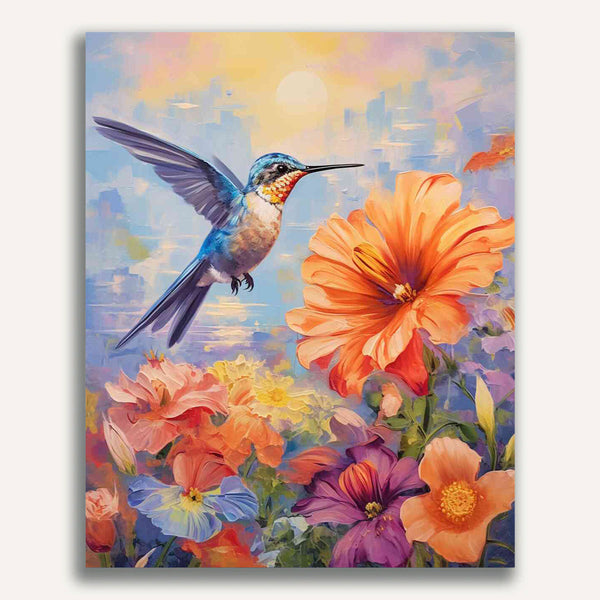 Paint by Numbers - Sky color dance, hummingbird dance
