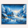 Snowy village - Paint by Numbers