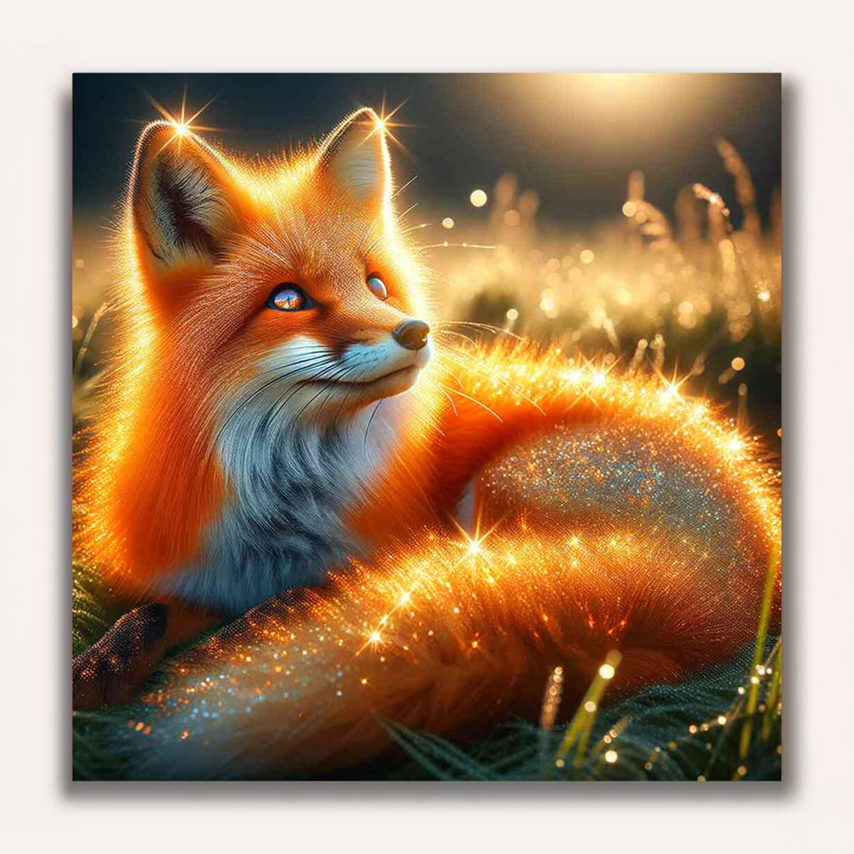 Paint by Numbers - Sparkling dreams of the fox