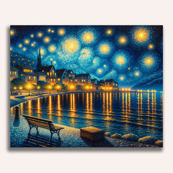 Starry sky, night - Paint by Numbers