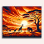 Sunset, Africa - Paint by Numbers