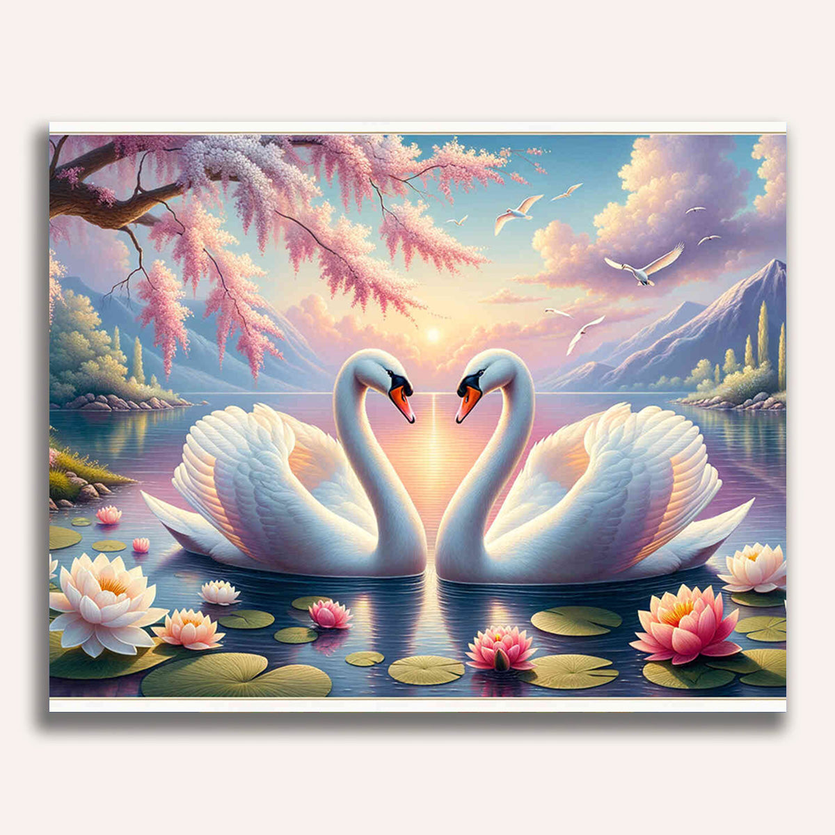 Swans - Paint by Numbers