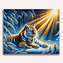 Tiger, mother with child - Paint by Numbers