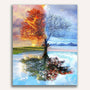 Tree, Seasons - Paint by Numbers