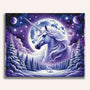 Unicorn in the snow, night - Paint by Numbers
