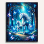 Unicorn mother with foal - Paint by Numbers