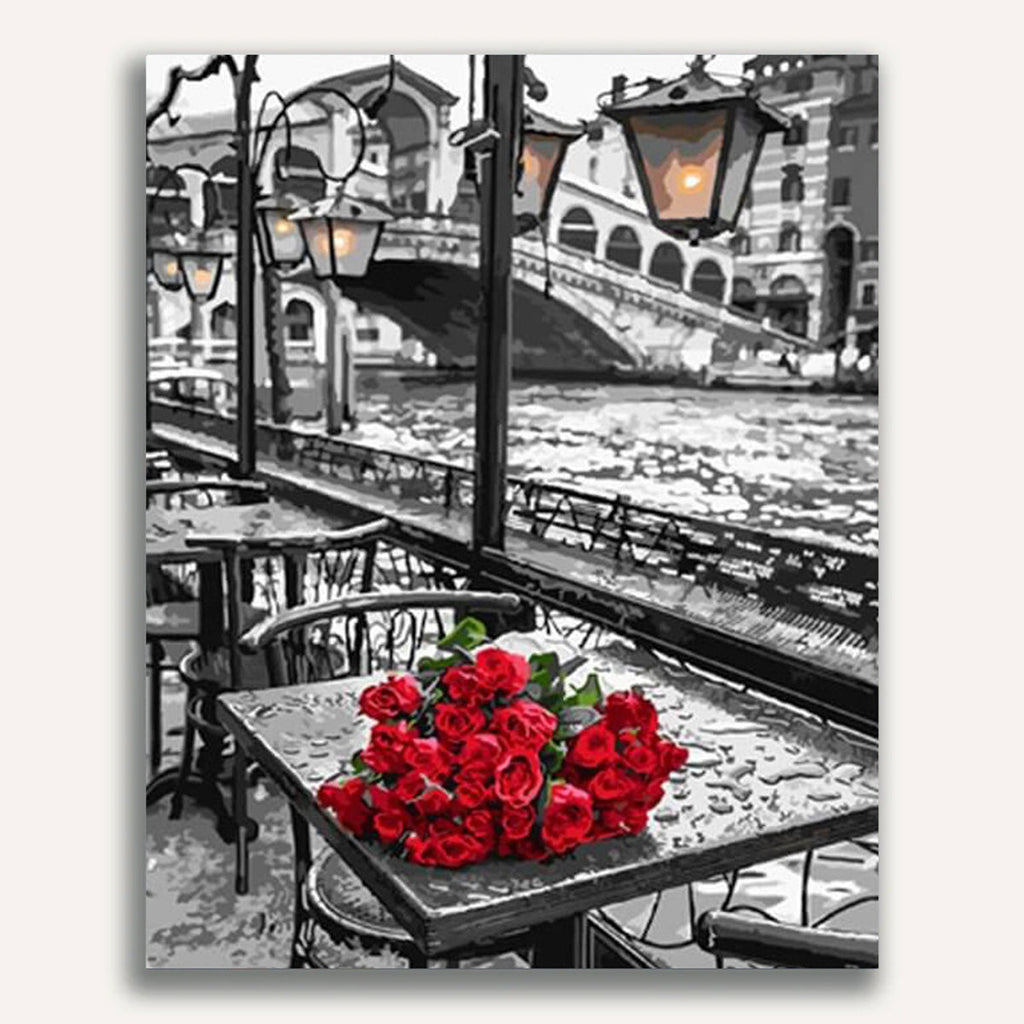 Venice, roses - Paint by Numbers