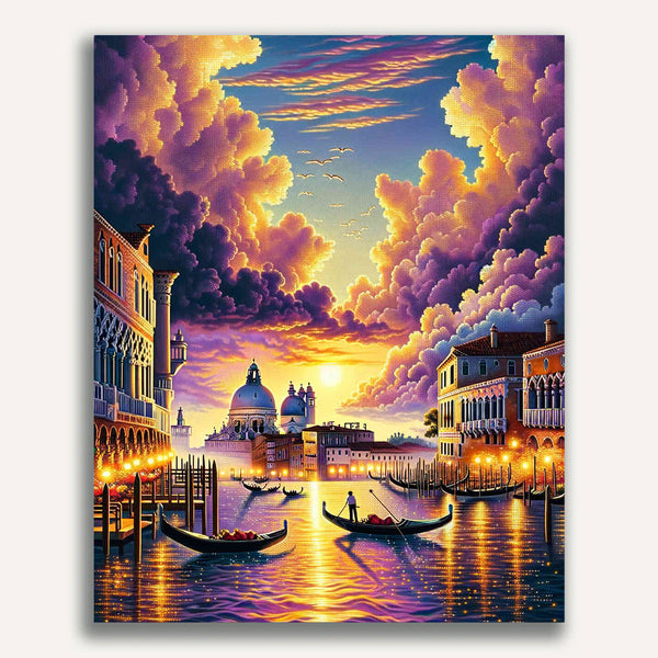 venice sunset - Paint by Numbers